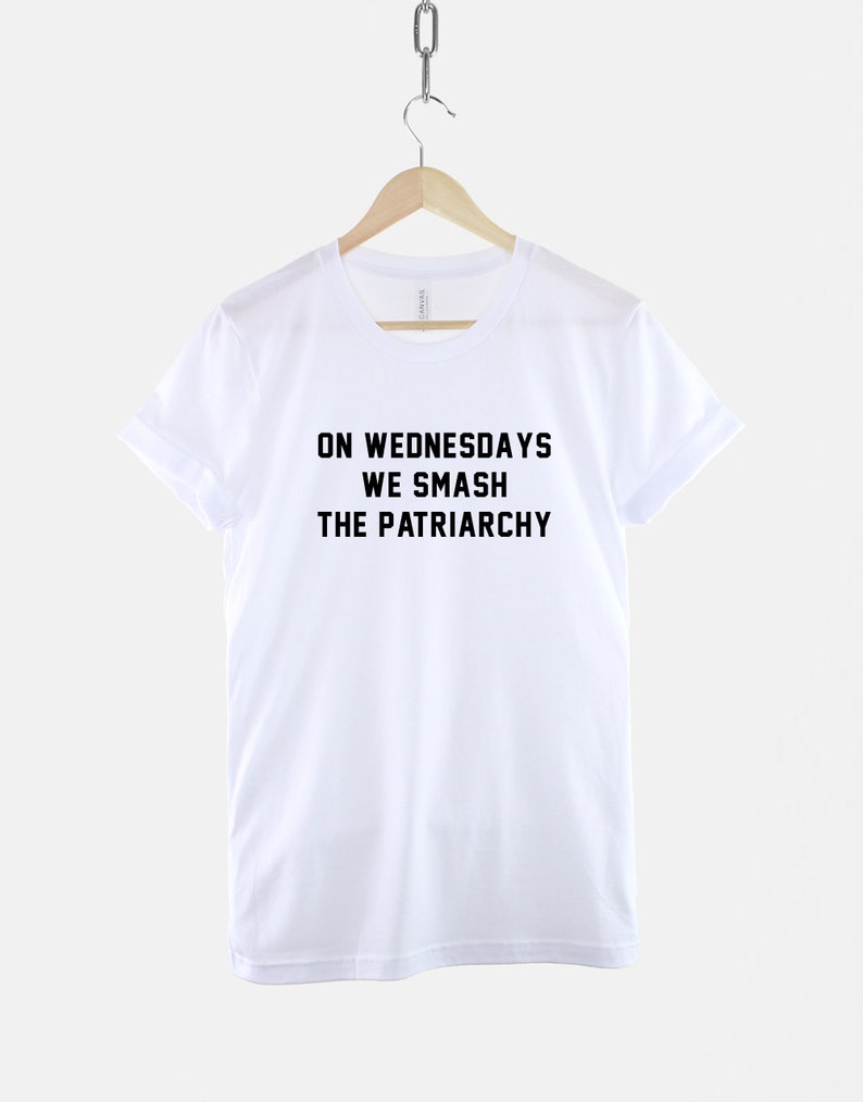 Feministisch shirt - Girl Power Tee Smash The Patriarchy-slogan, empowermentbericht, pasvorm uniseks, zacht katoen afbeelding 3