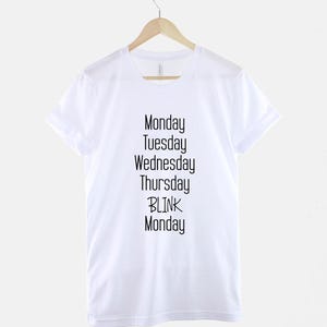 I Hate Mondays Tee: Funny College Humor Shirt, Weekend Blues Design | Soft Ring Spun Cotton, Breathable Comfort | Unisex XS-6XL image 3