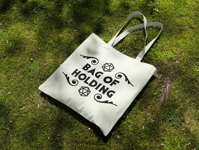 Bag Of Holding Tote Bag Dungeons And Dragons Bag Dungeons And Dragons Binder Bag Dungeons And Dragons Book Bag image 4