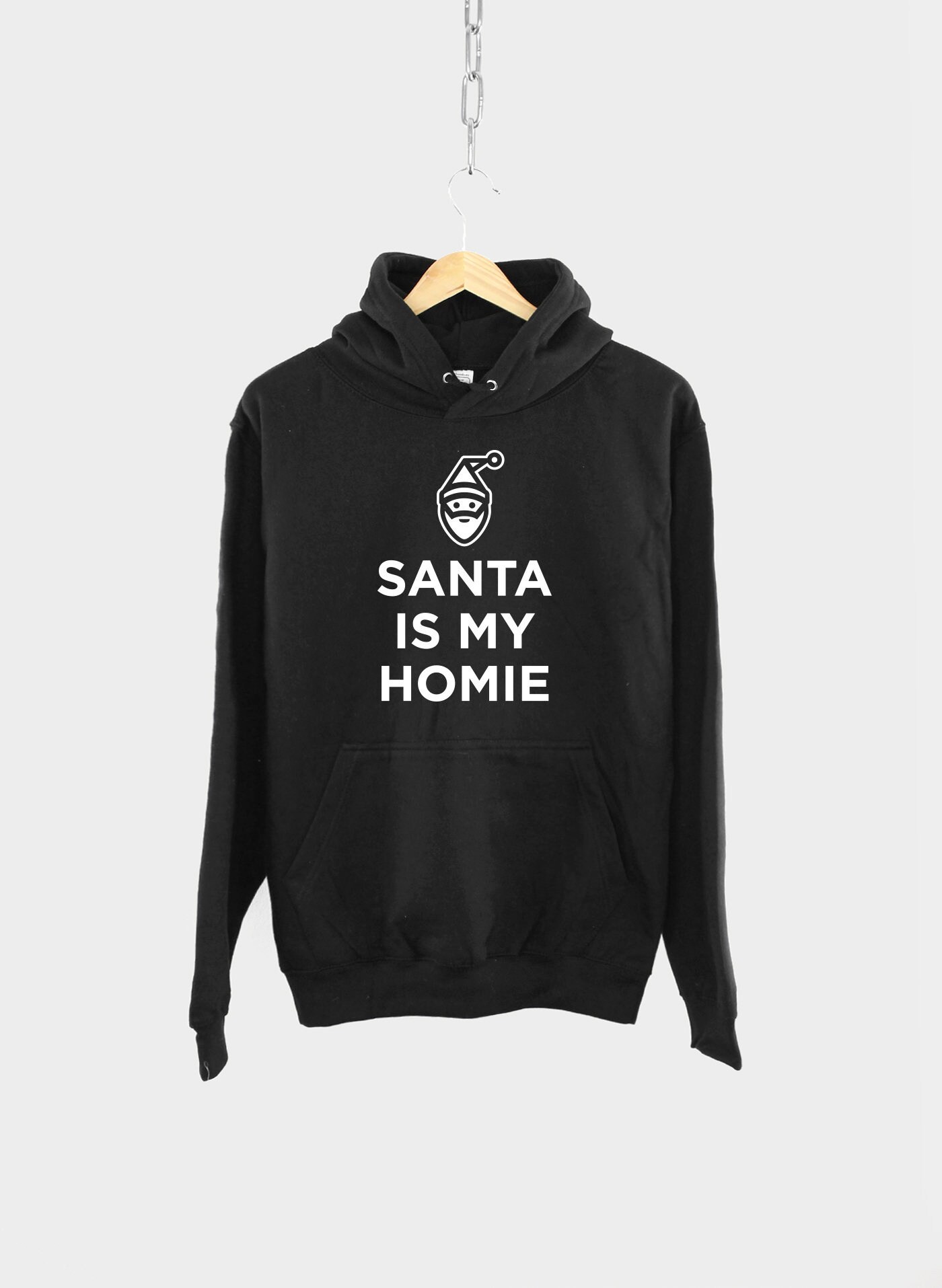サンタは俺の親友パーカー - 面白いクリスマスギフト - Etsy 日本