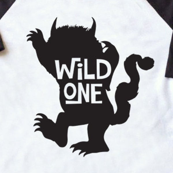 Wild One SVG - Where The Wild Things Are SVG - Wild Things SVG - Kids T-shirt Svg - Max Svg - Monster Svg Silhouette Cameo  Circuit Explore