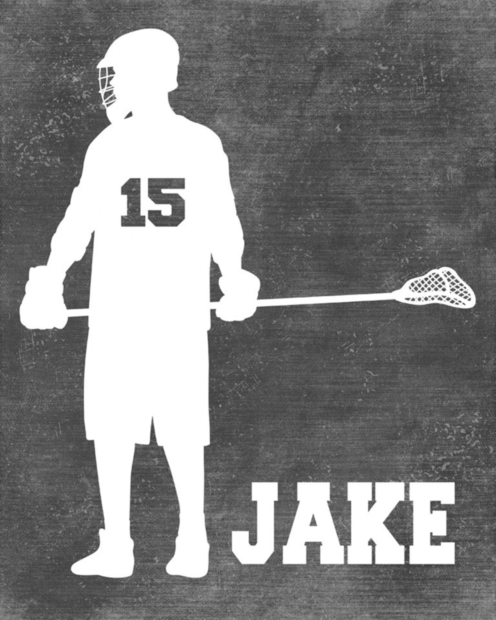 LACROSSE Gifts PERSONALIZED Lacrosse Artwork Printed or Etsy