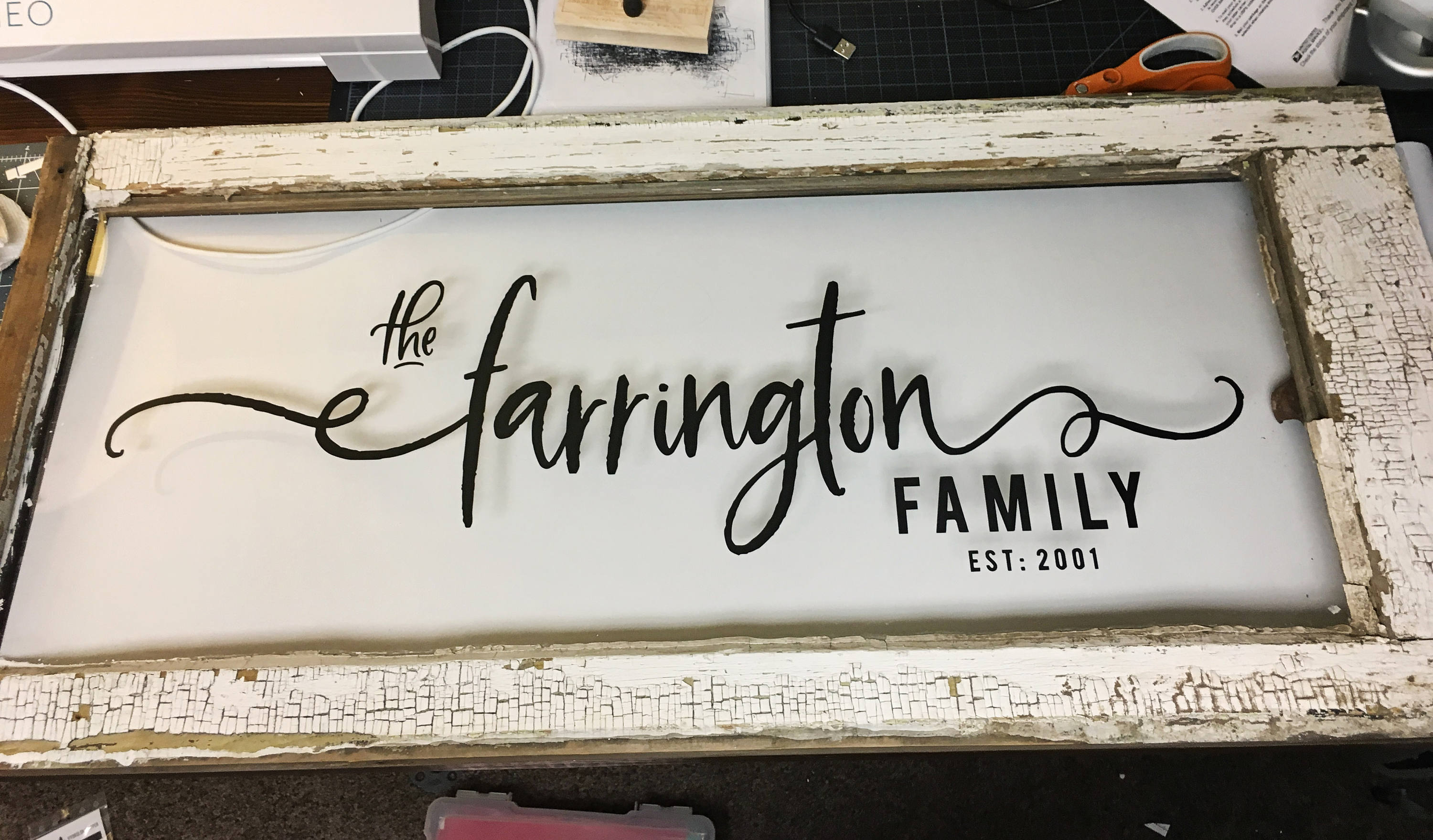 Download PERSONALIZED Farmhouse Style Family Sign SVG Cutting File ...