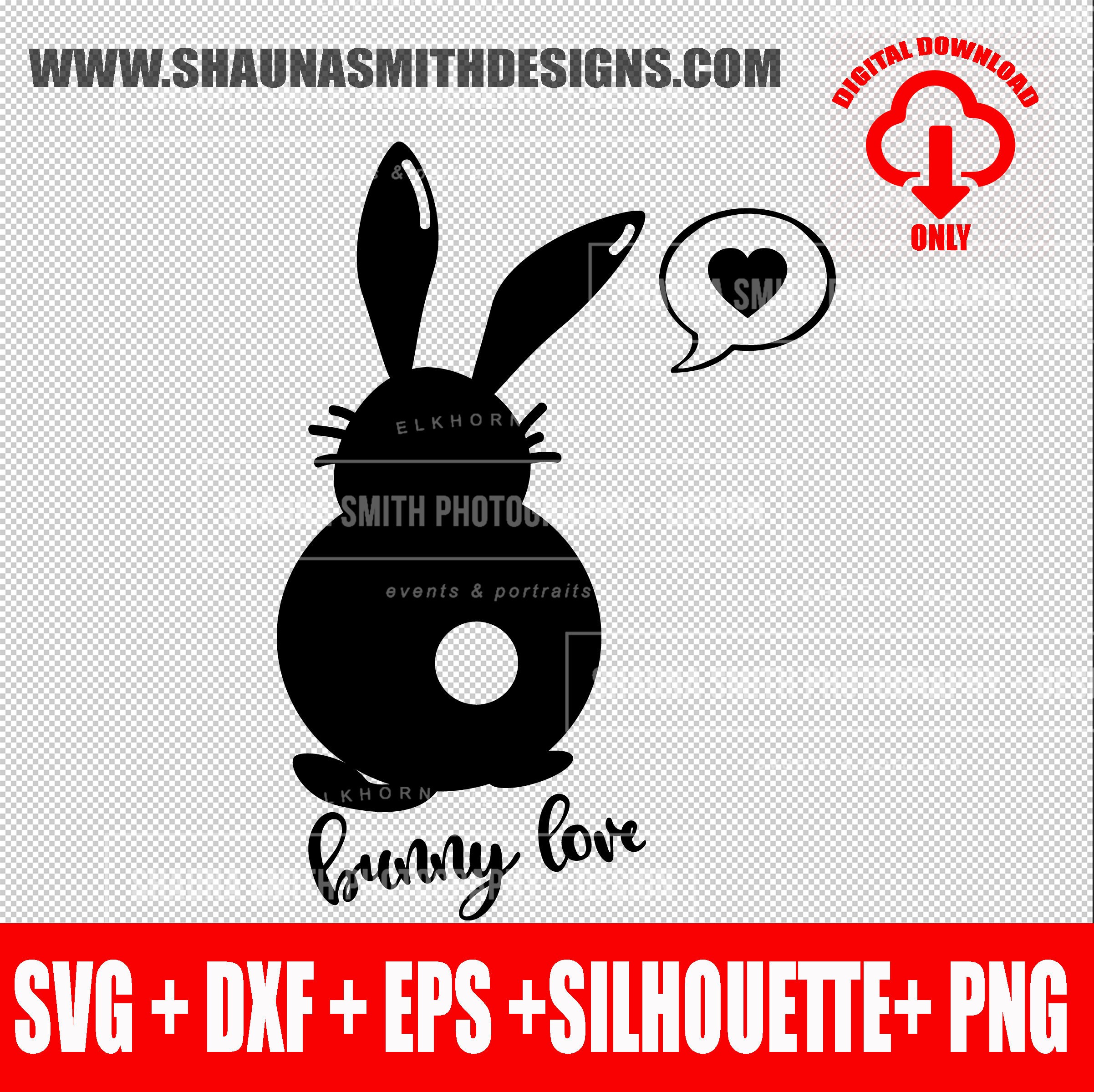 Download Bunny Svg Bunny Love Svg Valentines Day Svg Easter Svg Etsy