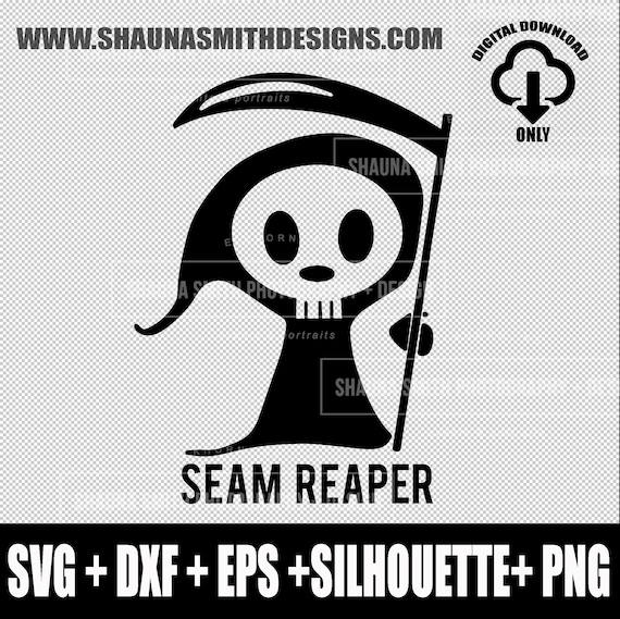 Seam Reaper SVG - Quilt SVG - Quilting SVG- Sewing svg Quilter svg Seam Ripper Svg  Clipart, svg cricut Eps Dxf Png Sillhouette