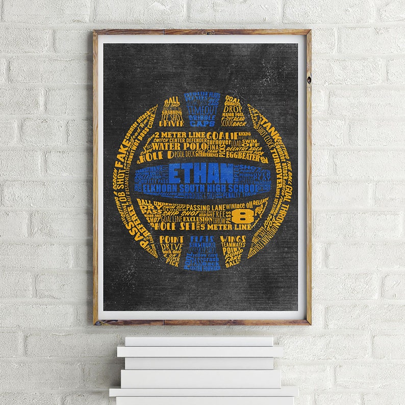 WATER POLO Gifts PERSONALIZED Water Polo Team Gift Water Etsy