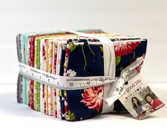 The Good Life Fat Quarter Bundle or Charm Packs VERY RARE - OOP by Bonnie and Camille- Moda Fabric - Hard to Find Fabric - Good Life