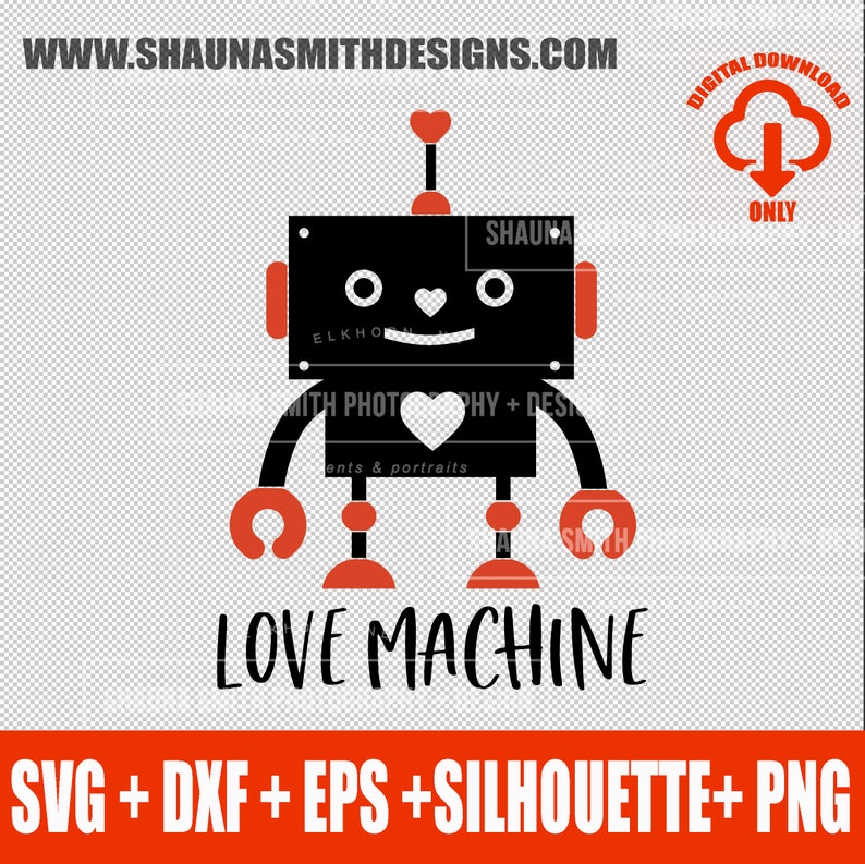Download Love Machine SVG Valentine SVG Kids Valentines Day T-shirt | Etsy