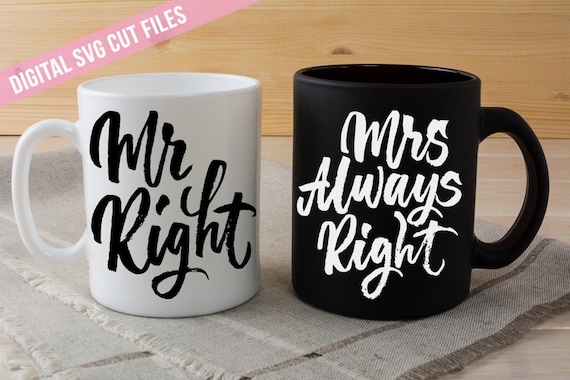 Download Couples Mugs Svg Mr And Mrs Svg Coffee Mug Decal Mr Etsy PSD Mockup Templates