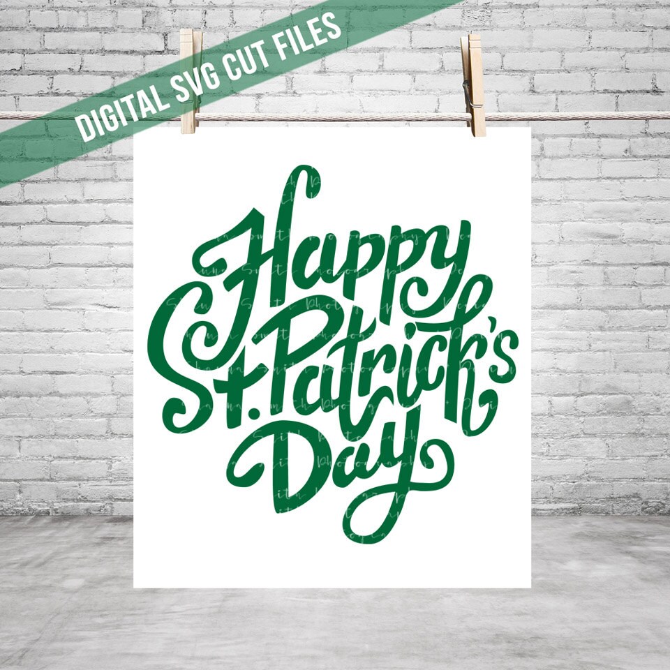 Download Happy St. Patrick's Day SVG Celtic Svg Cutting File Vinyl ...