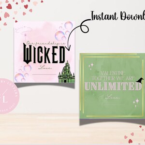 Slechte Valentijn| Trending| Oz Valentijn| Elphaba| Tiener Valentijn| Groen en roze Valentijn| Zwaartekracht trotseren| Kind Valentijn| Volwassen Valentijn