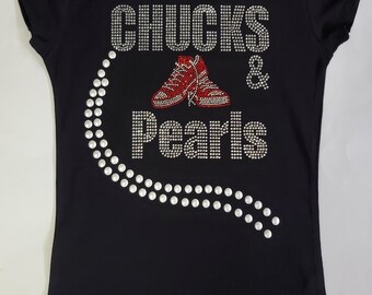 chucks and pearls moletom com capuz