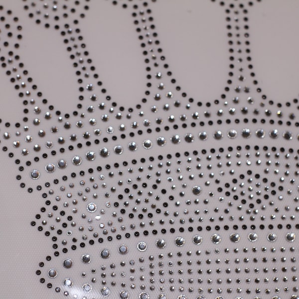 Rhinestone Crown Iron On - Etsy