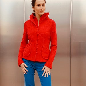 Red Evening Jacket Etsy UK