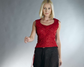 Special order for I / Red Blouse / Top for Women /