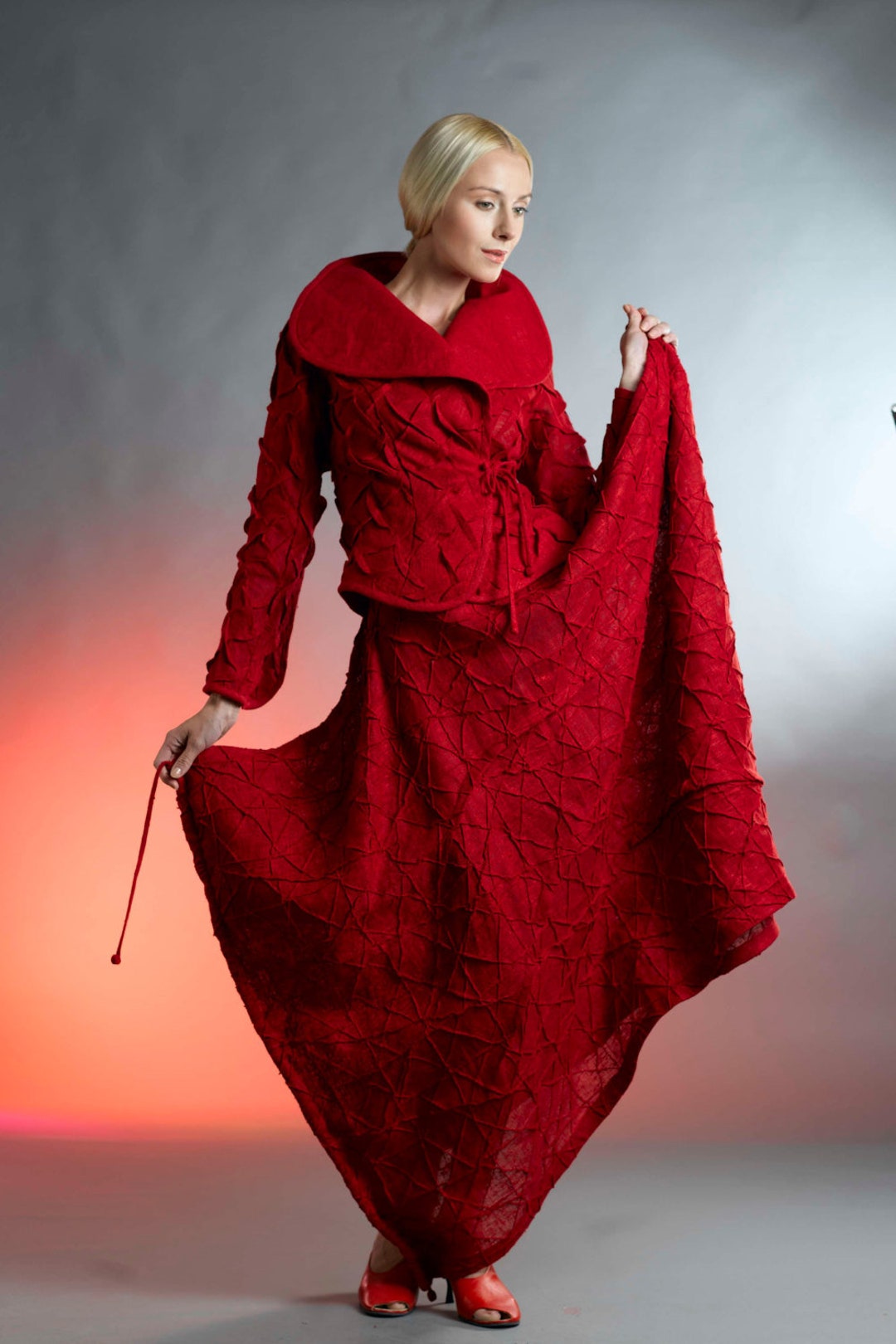 Long Flowy Skirt / Linen Clothing for Women / Long Skirt for Wommen