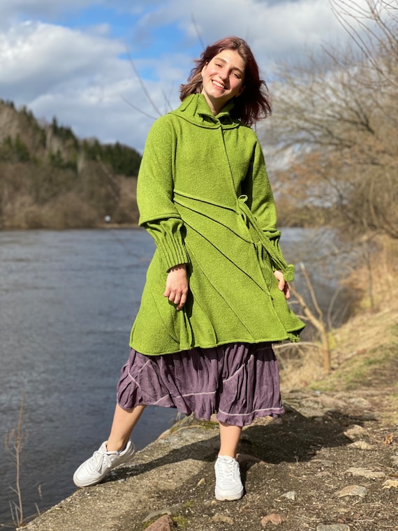 Cappotto Classico Cappotto Verde Acqua Nuovo Cappotto Verde Del