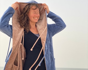 Katoenen jas - Damesjas - Lichtgewicht katoenen bovenkleding - Casual damesjas - Stijlvol jack voor dames
