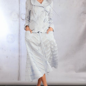Long Flowy Boho Skirt ~ Linen Clothing for Women ~ Long Skirt for Women ~ Unique Skirt ~ Light Skirt  Womens Long Skirt ~ Womens Skirt