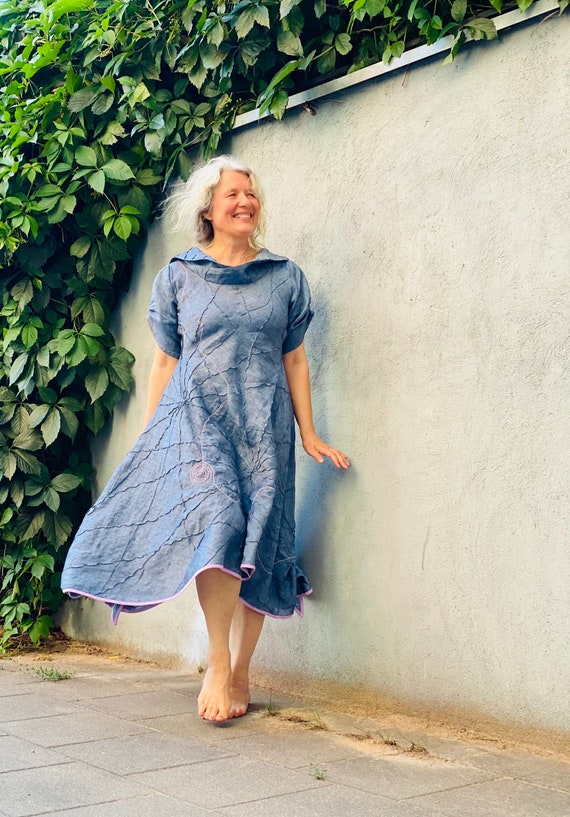 Light New Blue and Any Colors ~ Linen Dress ~ Bridesmaid Dress ~ Comfy Dress  ~ Dress ~ Aiste Anaite ~ Simple Women Dresses - Etsy Canada