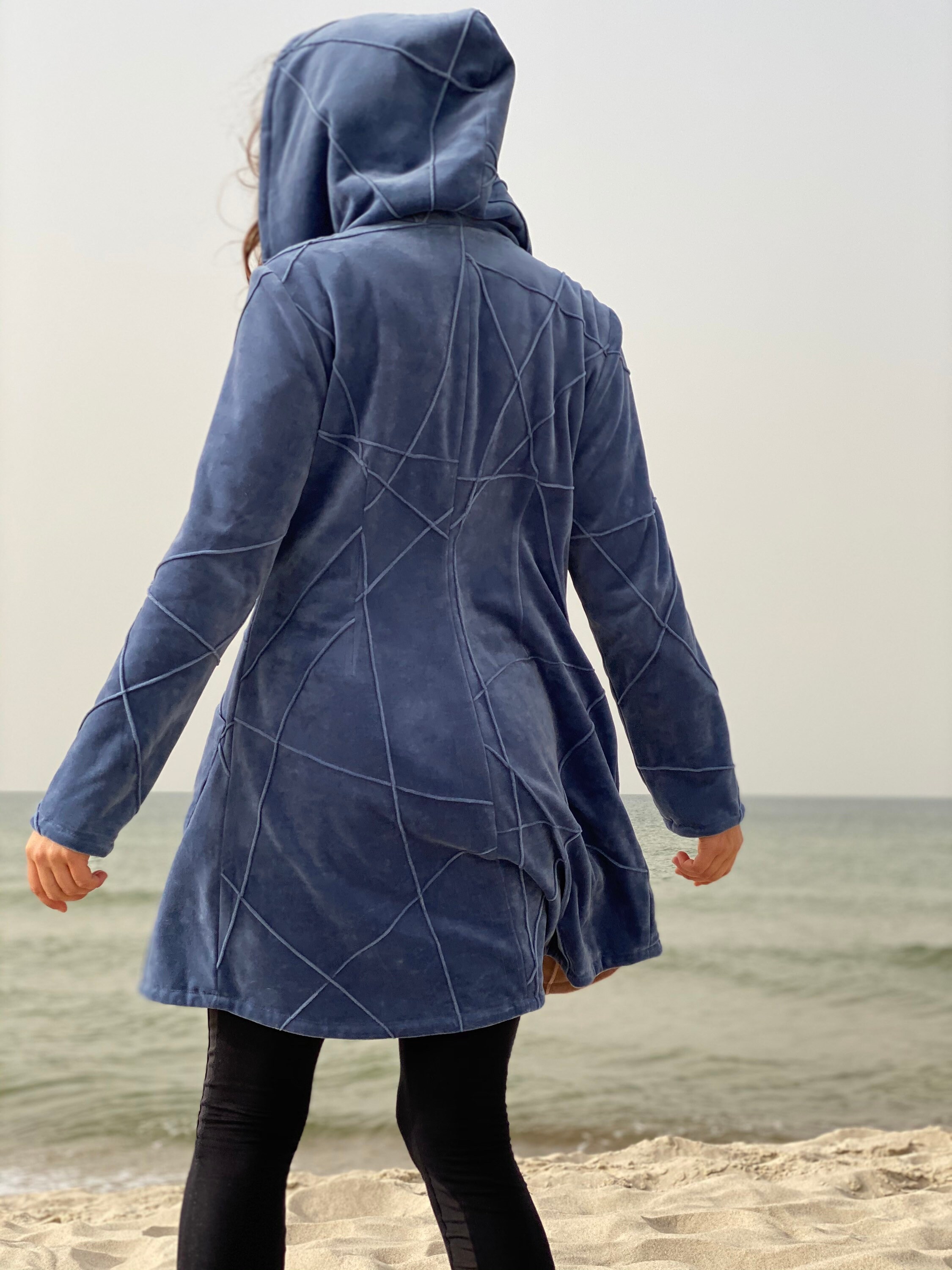 Cotton Jacket - Women's Jacket Coat - Lightweight Cotton