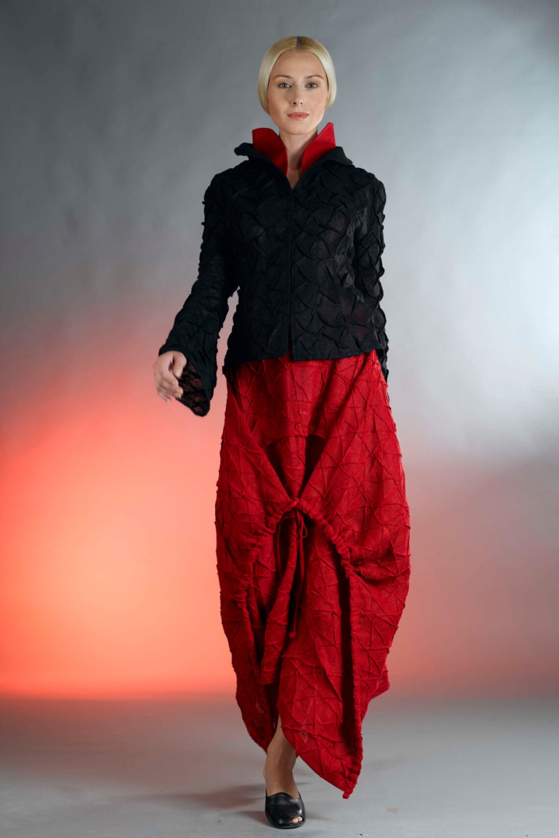 Long Flowy Skirt / Linen Clothing for Women / Long Skirt for Etsy