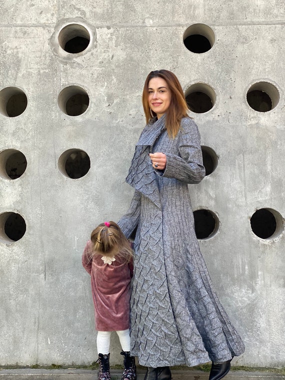 Jurkjas voor dames Linnen jas Lange oversized linnen kleding Aangepaste jurk Unieke stijl voor dames Kleding voor een vrouw Etsy Nederland