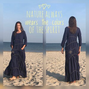 Unique Contemporary Designer / Linen Clothing / Womens Dress / Linen Dress / Kaftan Dress / Dresses for Women /  Tunic / Historical dress