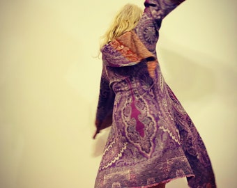 Special order C / Aiste Anaite / More Home than Dress / NEW 100% Wool Dress / Unique Dress / Reversible Dress / Women Tunic /