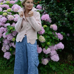 Linen pants - skirt. Harem pants. Aladdin pants. Unique and romantic.  Natural and inspiring.