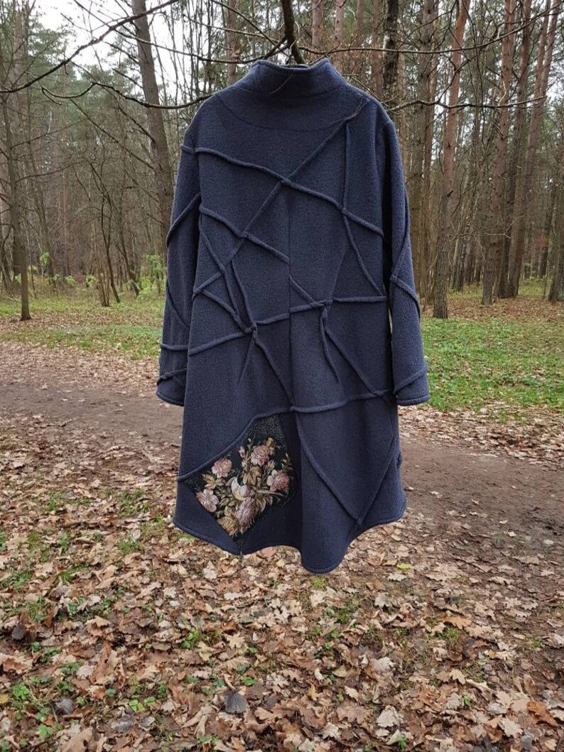 New Coat / Unique Contemporary Designer / Coat for Women / Etsy