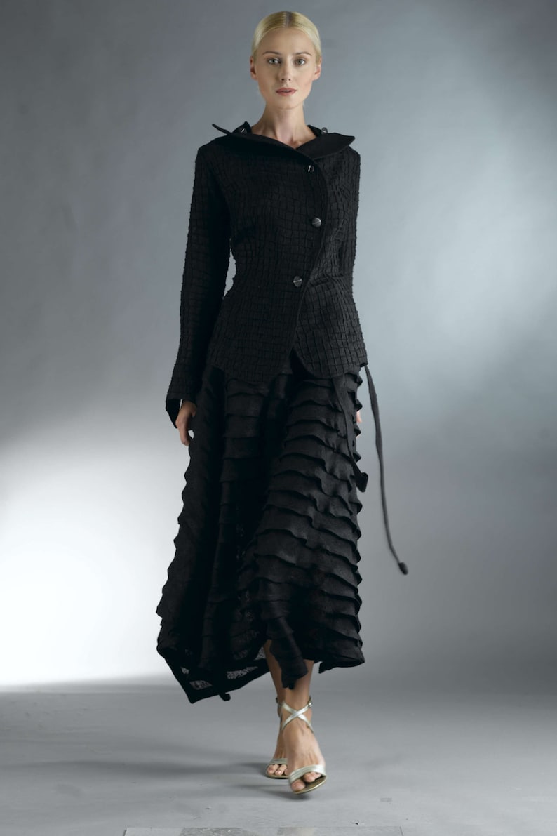 Long Flowy Skirt / Linen Clothing for Women / Long Skirt for Etsy