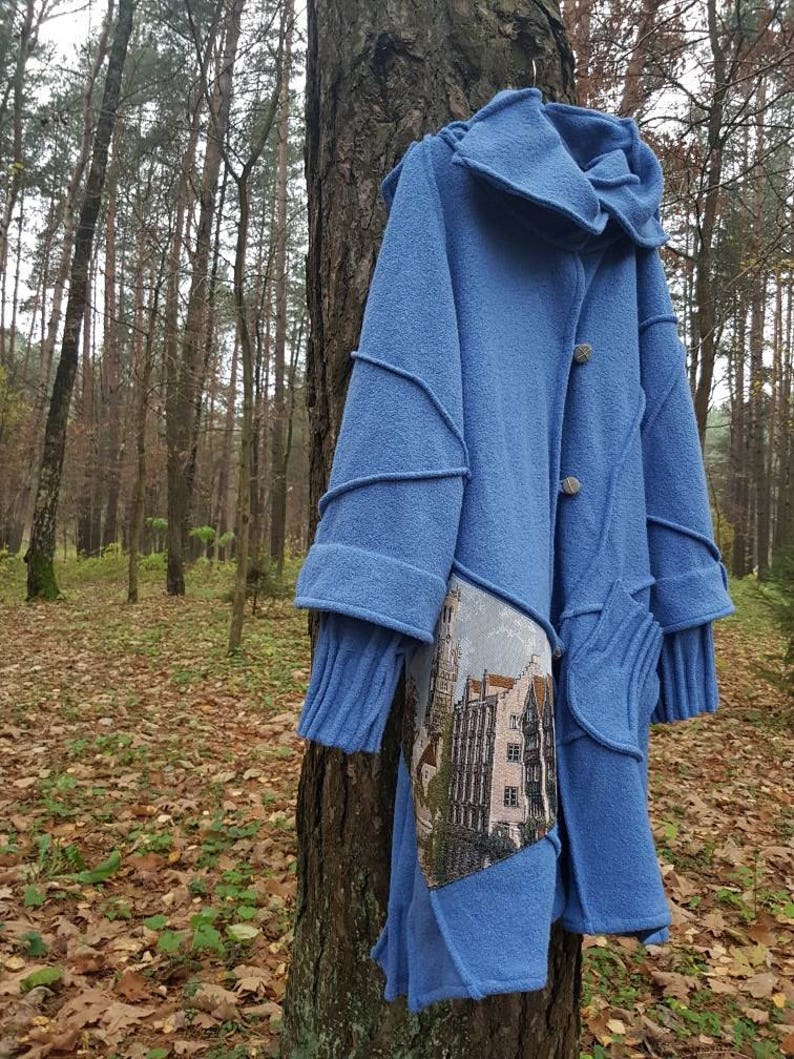New Coat / Unique Contemporary Designer / Coat for Women / Etsy