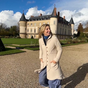 Einzigartiger Mantel für Frauen - Lange Jacke mit einzigartigem Design - Boho Light Coat - Einzigartiger Wollmantel und lange Jacke für Frauen
