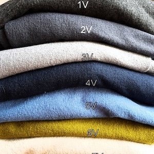 Wool and Viscose for women and man clothing . Available colors and type .