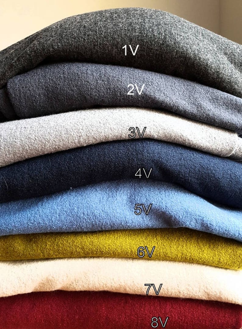 WOOL and VISCOSE Available Colors Etsy