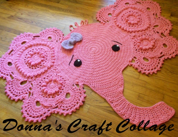 Newborn baby gift Elephant Pillow crochet nursery decor baby shower gift crocheted pillow bed pillow baby/'s room