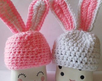 Easter crochet hat for marshmallow mug, Easter tier tray decor, bunny hat, Easter decor, Easter decorations