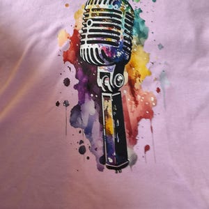 Microphone Tshirt