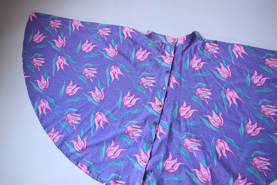 Vintage 1980s *VERY RARE* Laura Ashley Purple and… - image 8