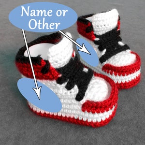 Baby shoes, newborn shoes, baby socks, crochet baby booties, crochet booties, baby shoes boy, baby girl shoes, Color RED