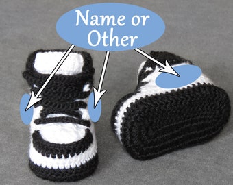 Crochet baby shoes | black baby booties | cute baby shoes | baby crochet shoes | baby socks | baby shoes | crochet shoes baby boy shoes