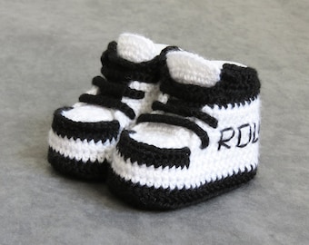 custom baby booties gift newborn crochet baby booties, crochet baby shoes, baby shoes boy, baby shower gift, baby name gift, baby boy gift