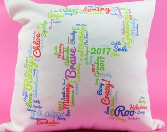 Word art pillow | Etsy Word art pillow | Etsy
