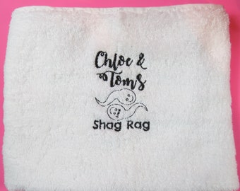 Homemade jizzing wiping cloth