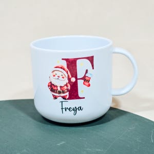 Taza navideña personalizada / Taza infantil personalizada / Caja de Nochebuena / Taza navideña / Taza irrompible de 6 oz