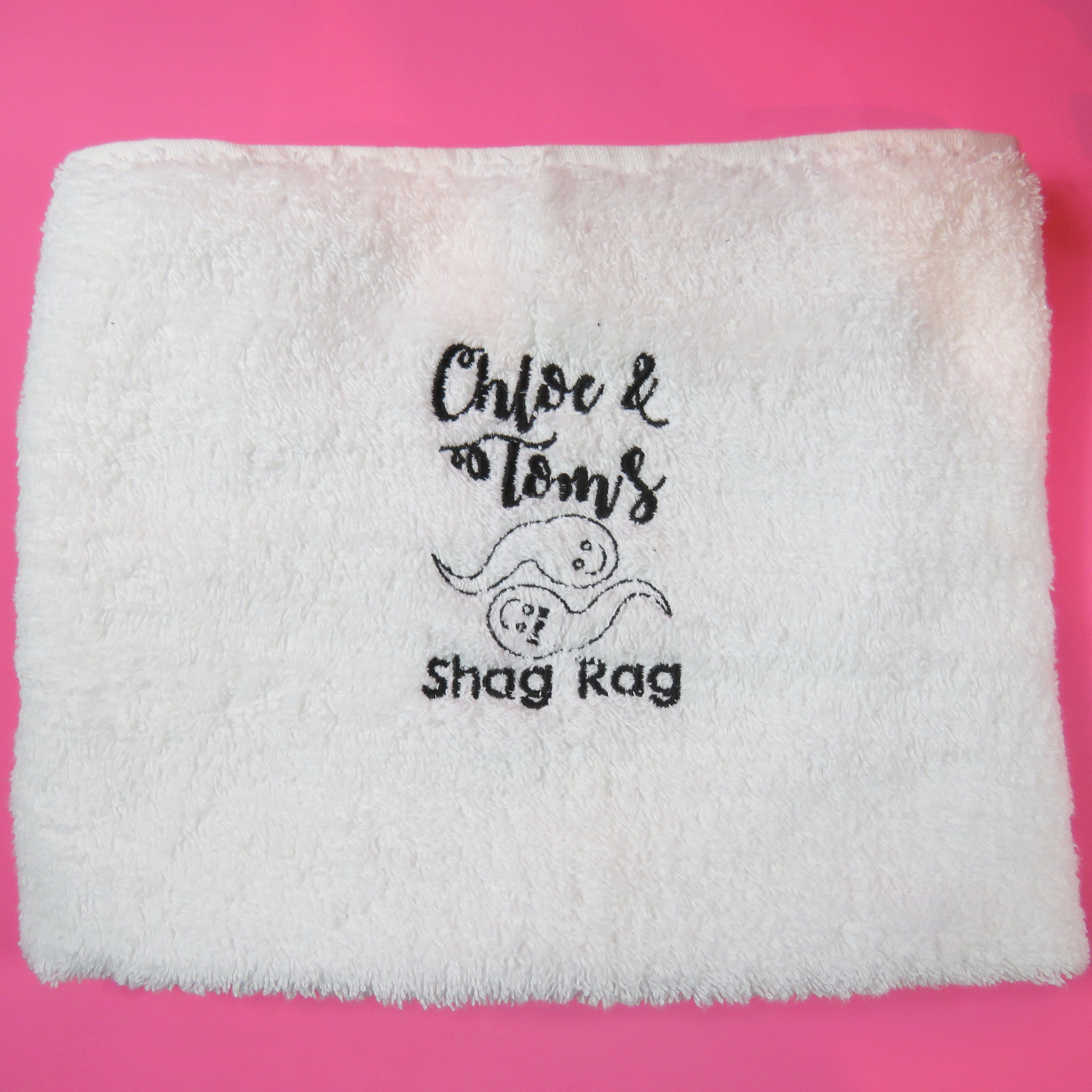 Shag Rag Wank Wipe Hand Towel Gift for Couples Sex Towel Funny
