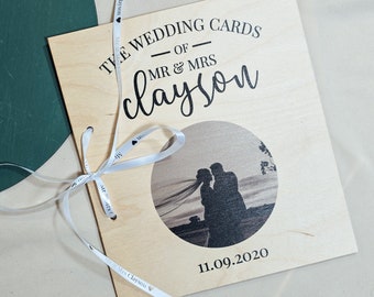Wedding card book | wedding card keepsake Personalised wedding guest book wedding card book special card keepsake card box scrapbook folder