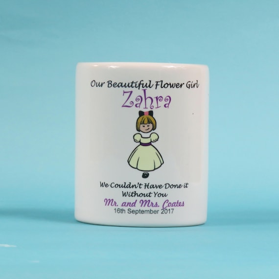 flower girl money box