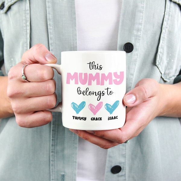 Personalised Mummy Mug | belongs to mug | Mummy Belongs to Cup | Mothers Day Gift | Keepsake Gift | Coffee Lover | Mum Birthday Gift
